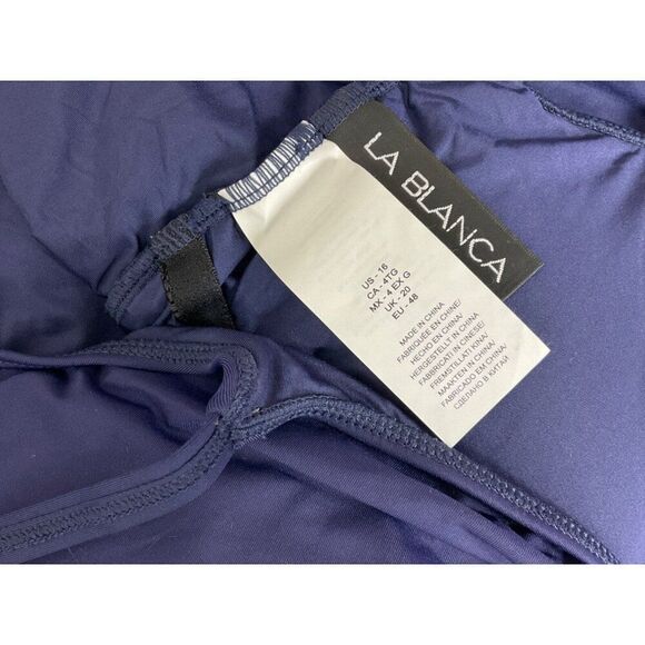 LA BLANCA Island Goddess Ruched Lingerie Swimsuit NWT - Picture 5 of 6